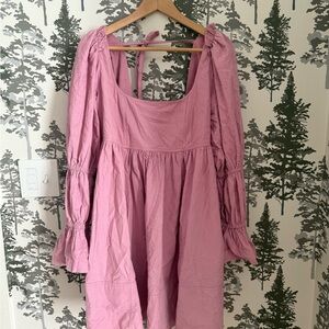 Pilcro Fine Wale Corduroy Babydoll Dress
